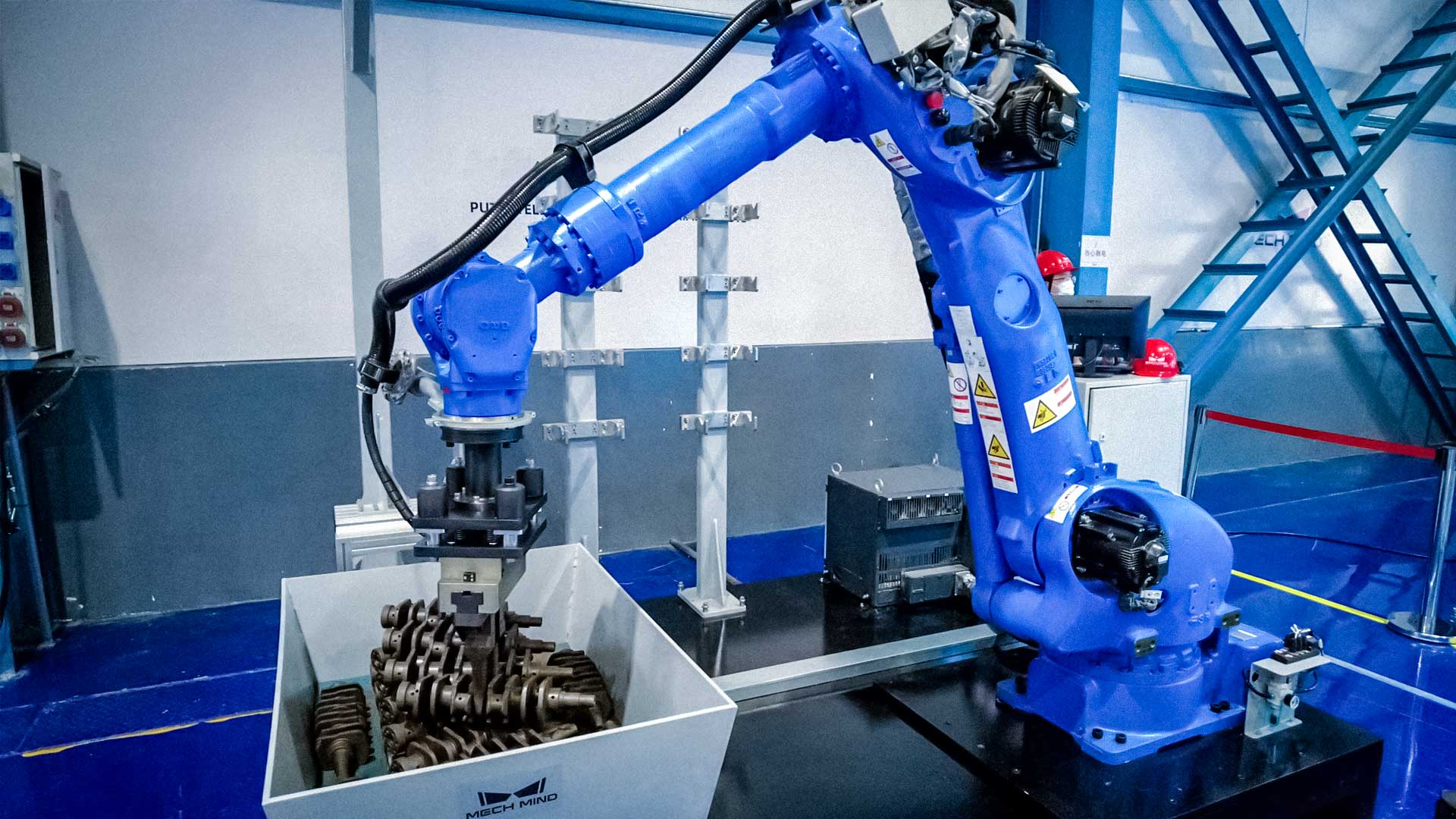 智能機器人應用-3D視覺引導曲軸上料