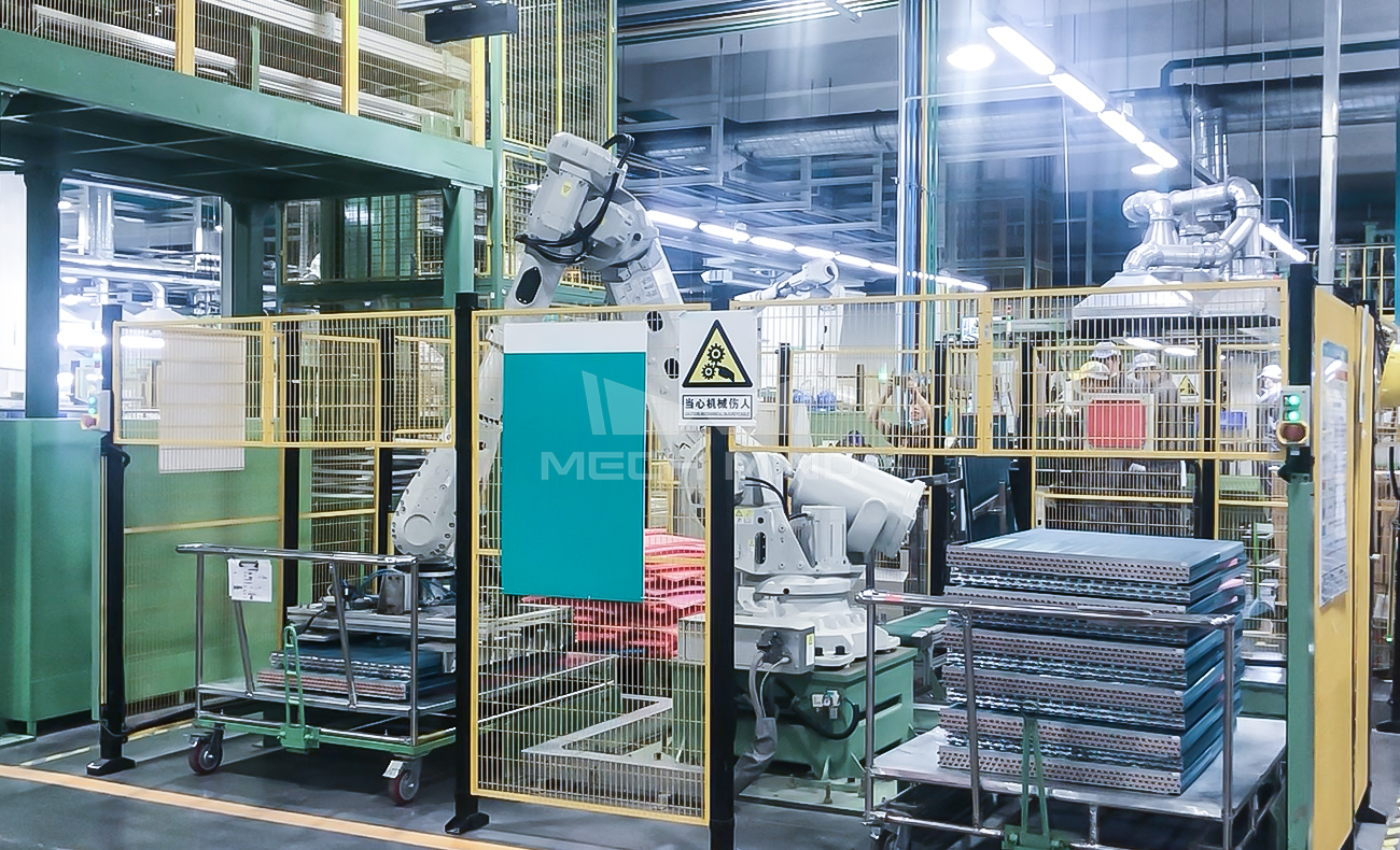 AI視覺引導(dǎo)冷凝器上料 | 某大型空調(diào)廠